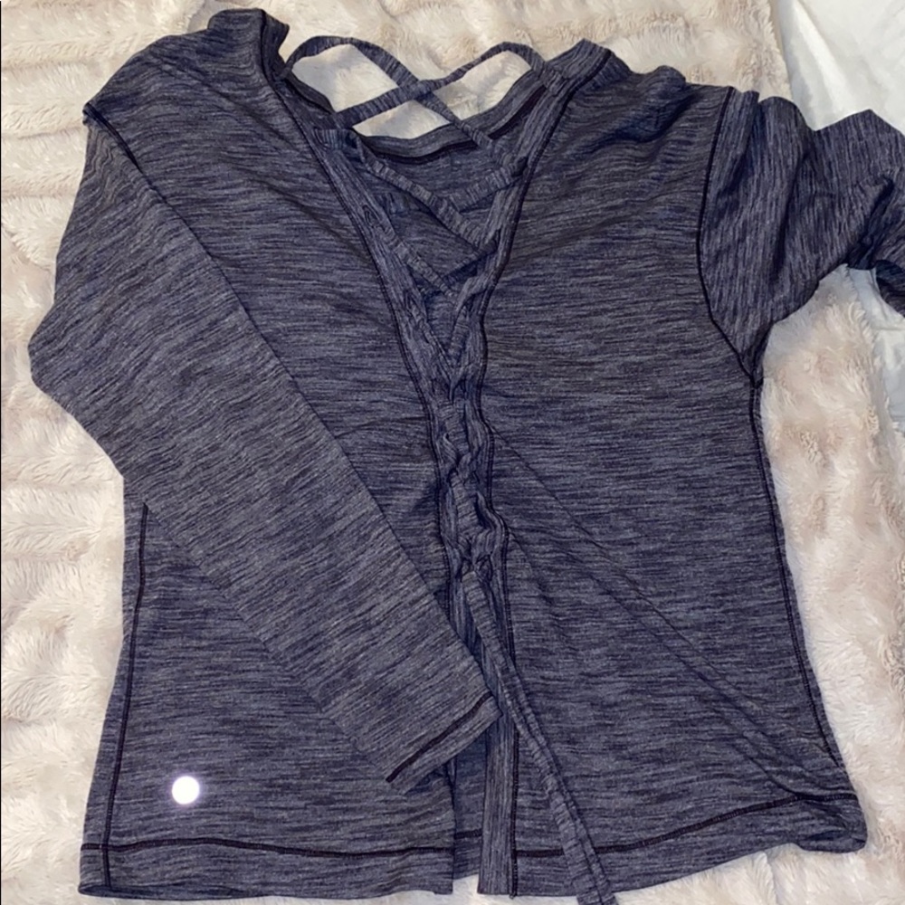 Lululemon tie back long sleeve